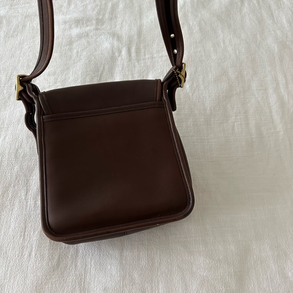Vintage coach leather satchel side bag - Picture 5 of 8